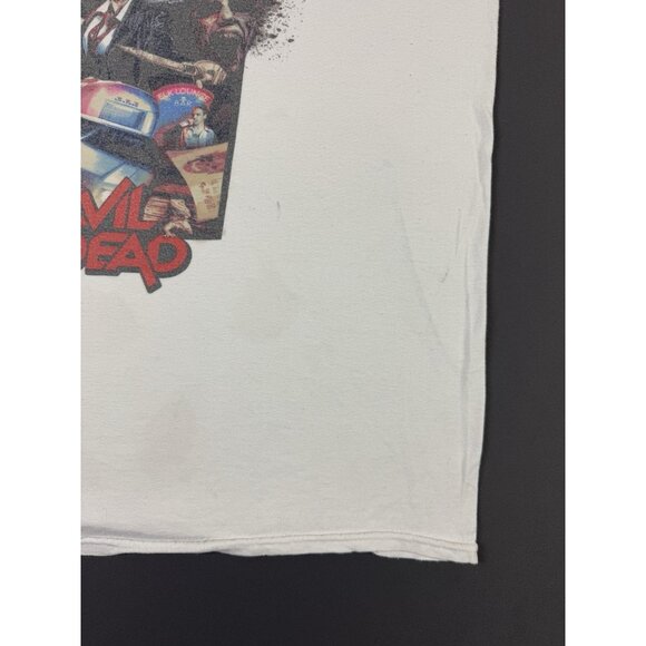 Vintage Y2K Ash Vs Evil Dead Horror TV Series Ringer Shirt Womens Medium Promo - Picture 6 of 15